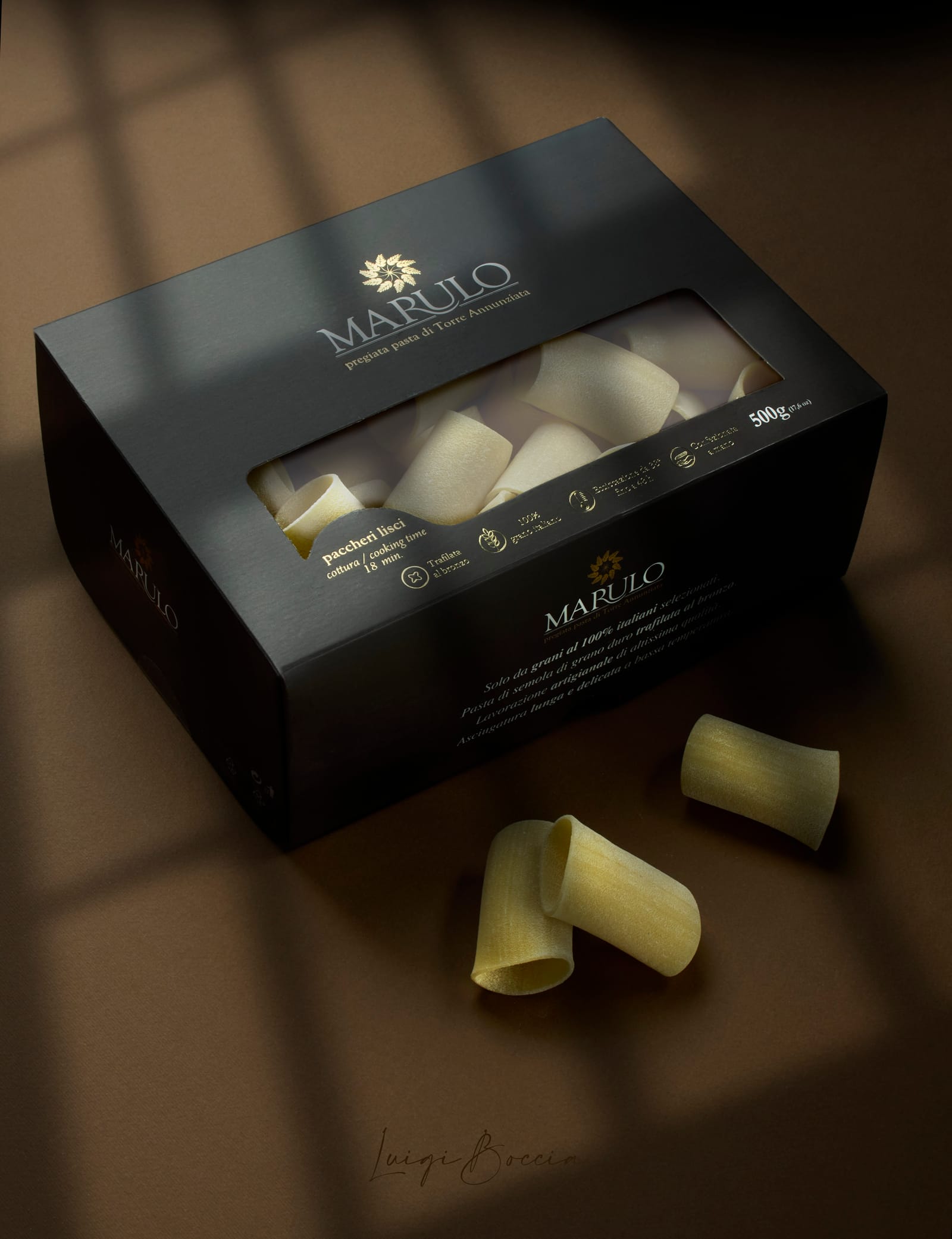 Paccheri lisses Marulo